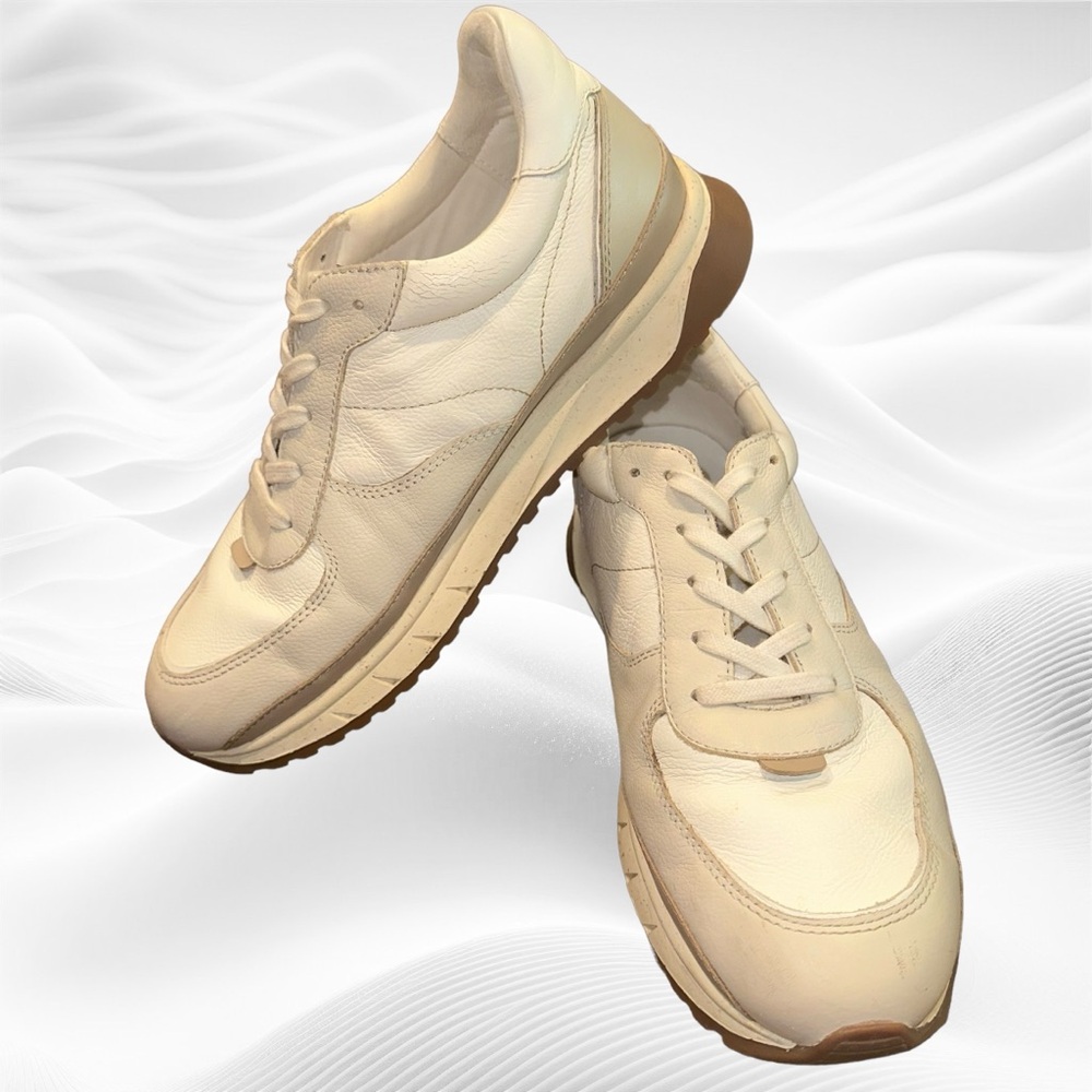 Madewell‎ Kickoff Trainer Sneakers 10 Womens Cream Multi Leather